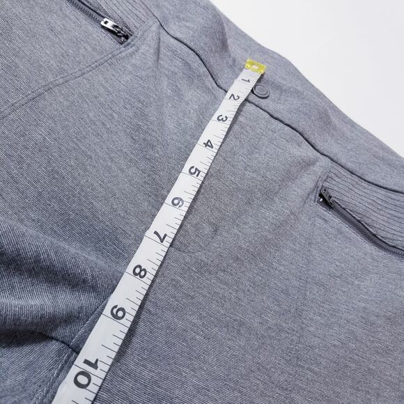 Athleta Gray High Rise Moto Skinny Pants Biker core - Picture 6 of 12